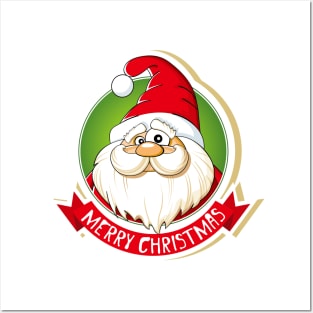 Merry Christmas Santa Claus | Holidays Posters and Art